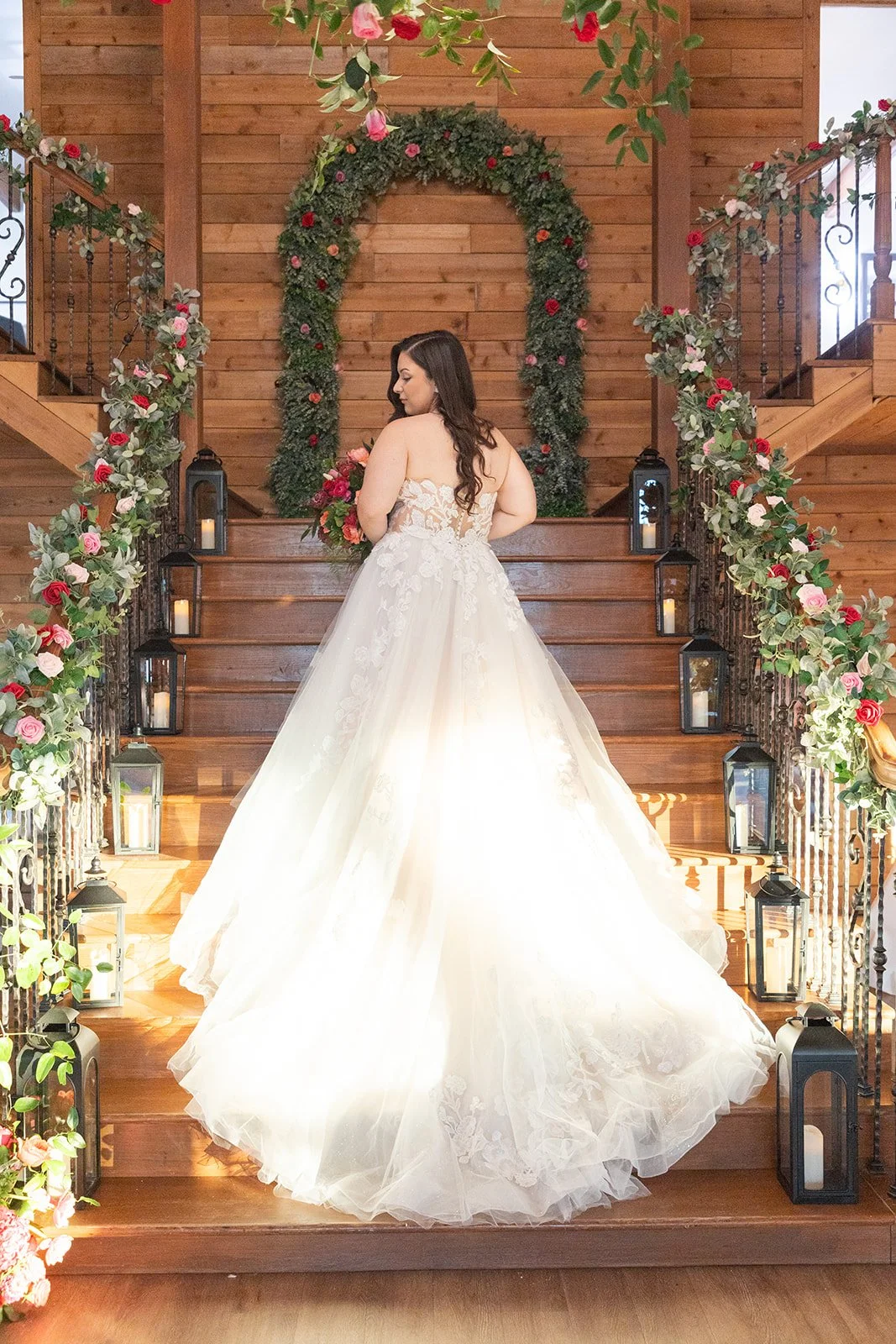 Bride Indoor Wedding Reception Houston
