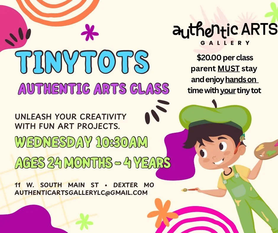 Tiny Tots at Authentic Arts Gallery