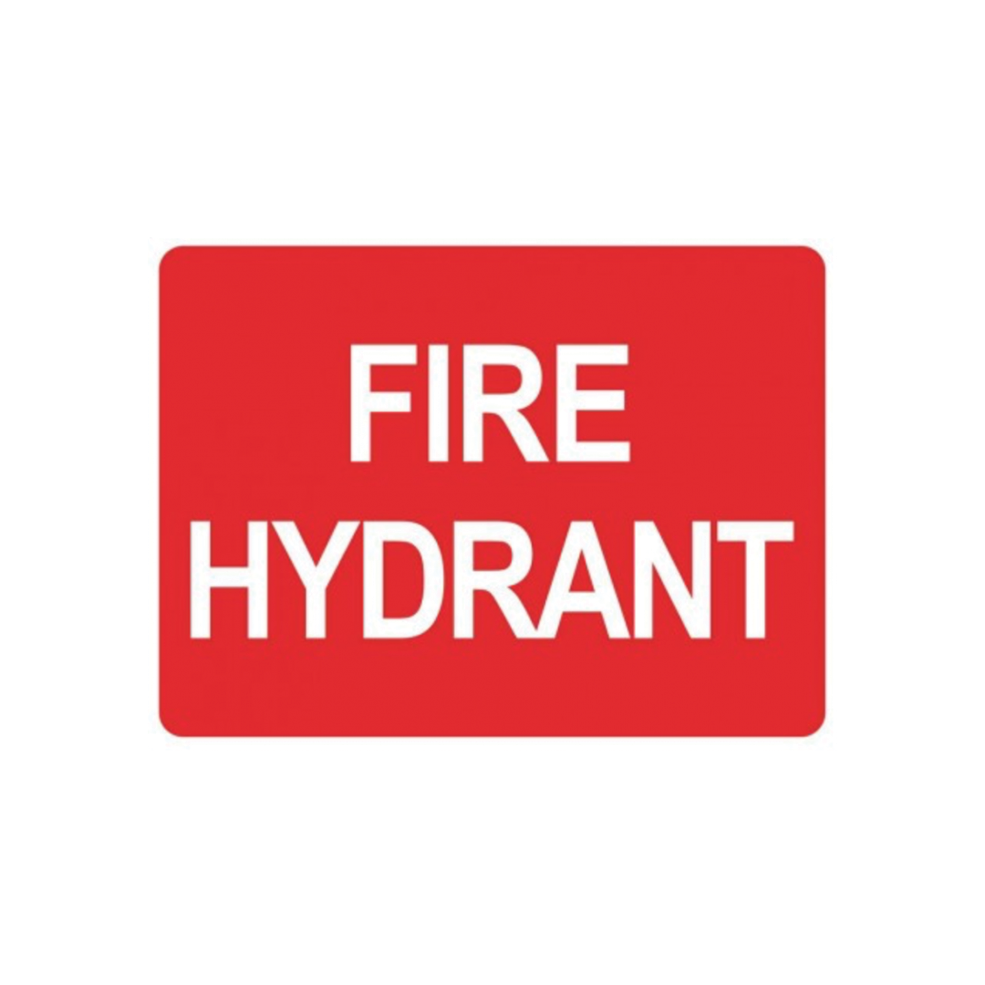 Fire Hydrant Signs