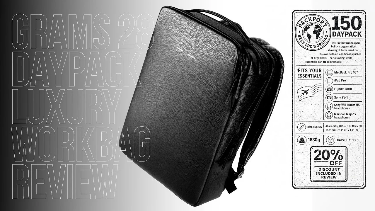 GRAMS 28 150 Daypack Review – The Ultimate Luxury Work Backpack?