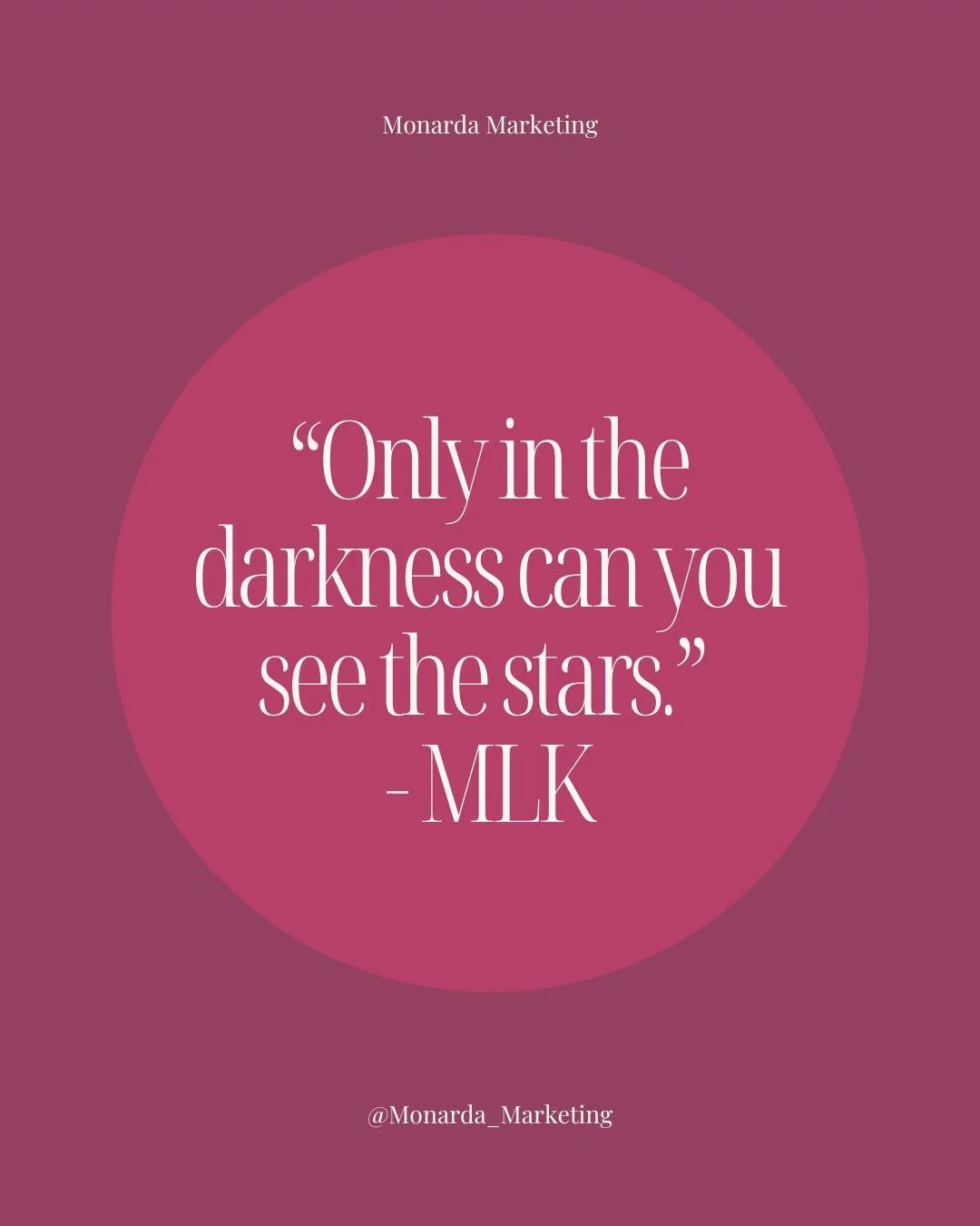 &ldquo;Only in the darkness can you see the stars.&rdquo; 

If you&rsquo;re building something and it feels hard right now, you&rsquo;re not alone.🌟