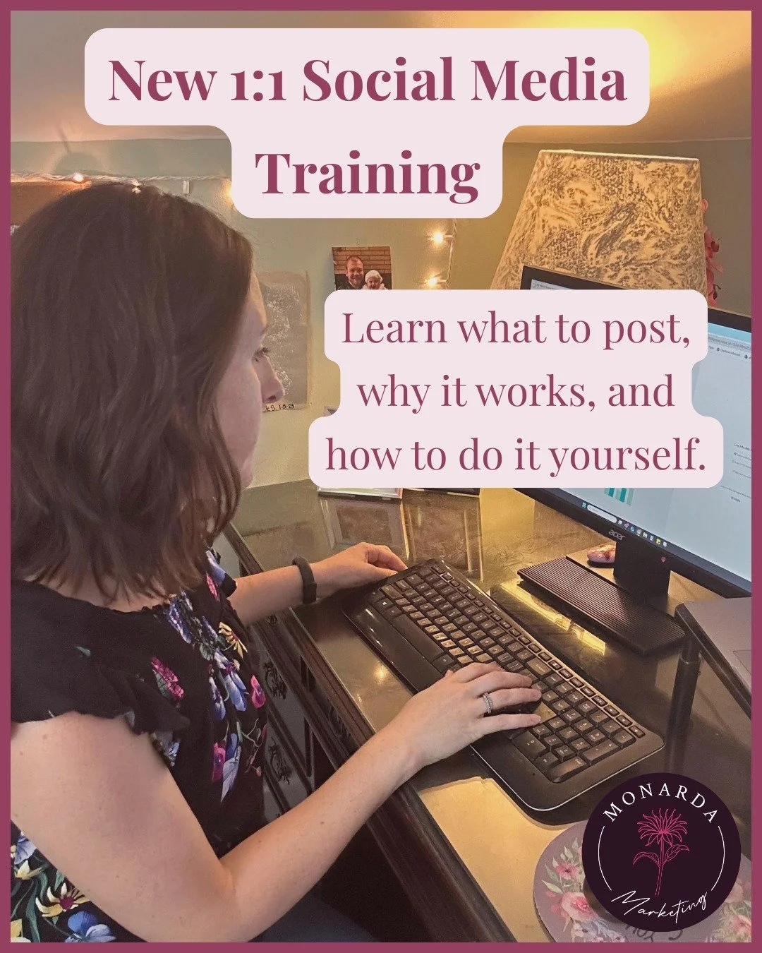 New offering: 1:1 Social Media Training!

Learn what to post, why it works, and how to manage your own social media with more confidence.

DM us for details or visit our website to learn more 🤍

#socialmediaforsmallbusinesses #socialmediasmallbusine