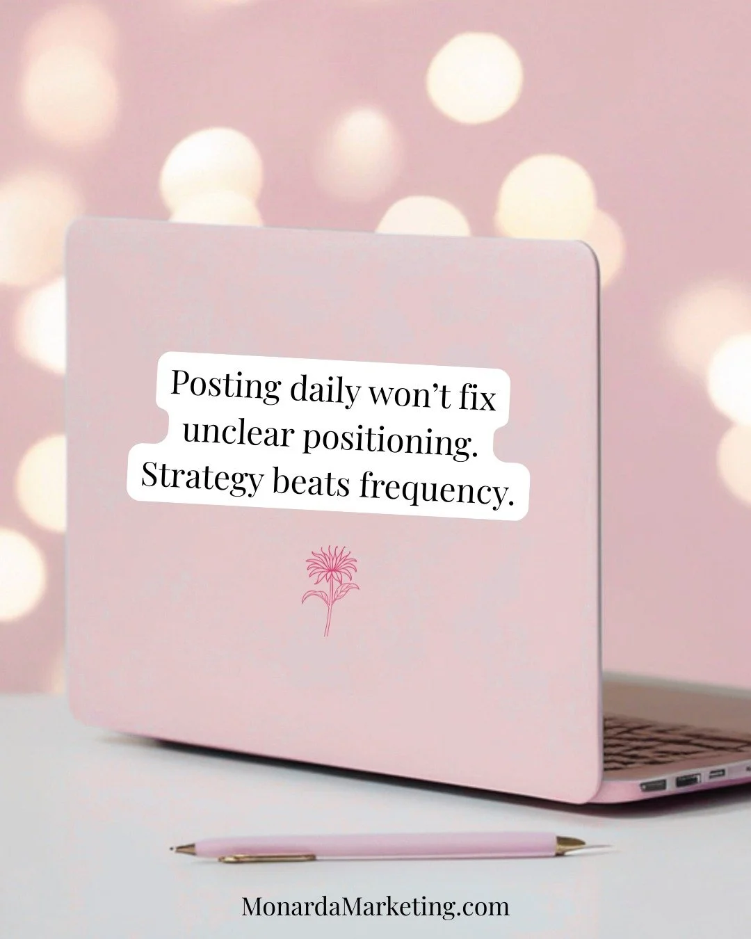 Posting every single day won&rsquo;t magically fix unclear messaging.

If your audience is confused about what you do, more content just creates more confusion.

Before you focus on frequency, ask yourself:
Is my positioning clear?
Is my message cons