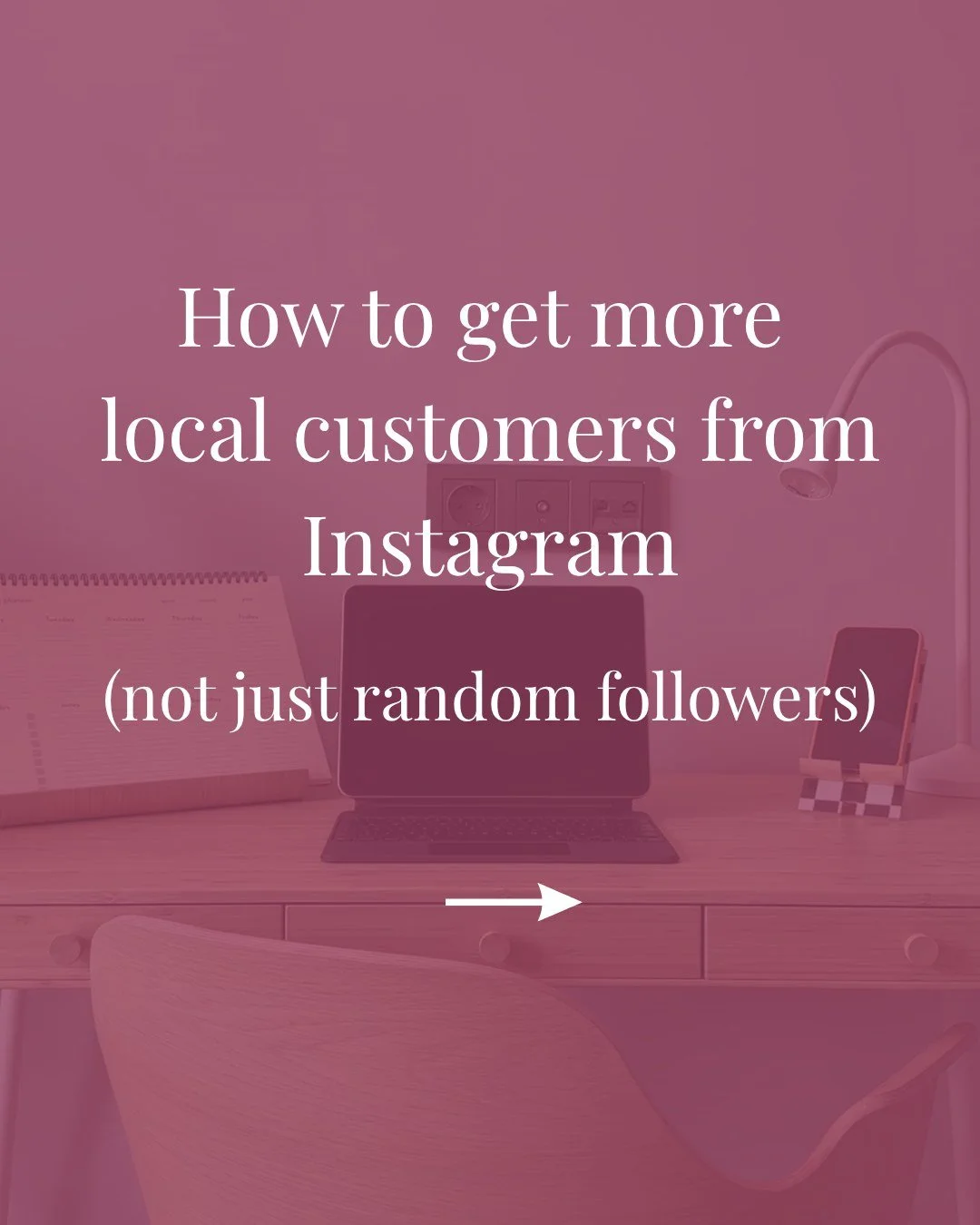 🌷Save this!🌷

Most small businesses aren&rsquo;t doing these, and it&rsquo;s exactly why they&rsquo;re not getting local leads.

Instagram can work really well for local businesses, but only if your page tells people clearly: what you do, where you