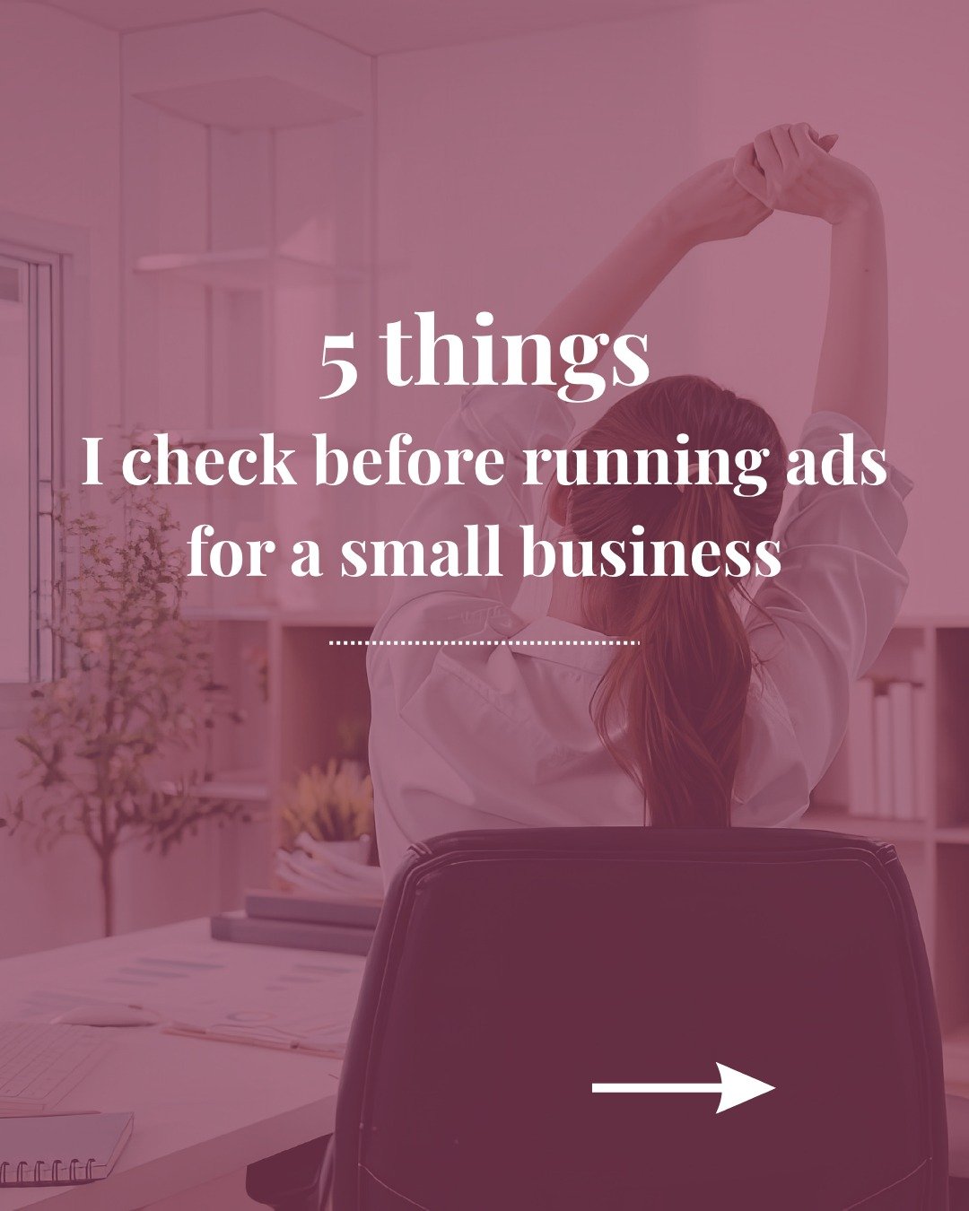 5 quick checks that can make or break your ads.

Save this for later 👍

#socialmediamarketing #chicagomarketing #chicagosmallbusiness