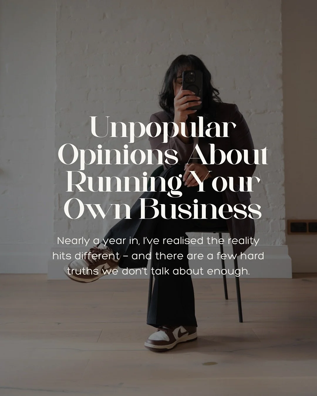 Almost a year in business and I&rsquo;ve learnt more than I ever expected &mdash; about growth, boundaries, balance, and what &ldquo;flexibility&rdquo; really means.

There&rsquo;s so much talk about the freedom that comes with working for yourself (