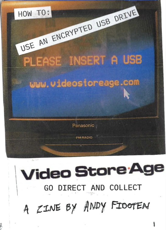 Video Store•Age explainer zine