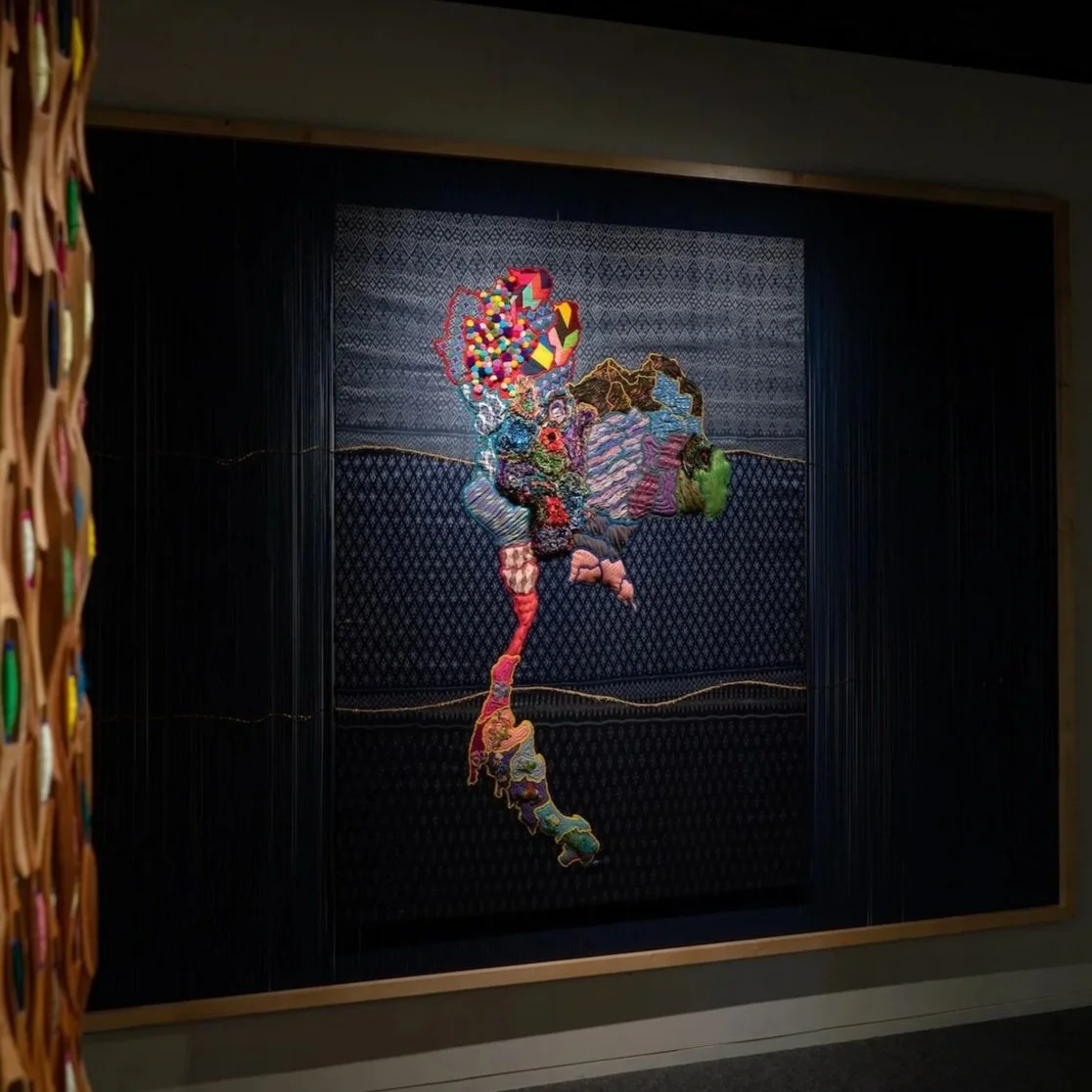Textile Cartograph of Thailand, 2022