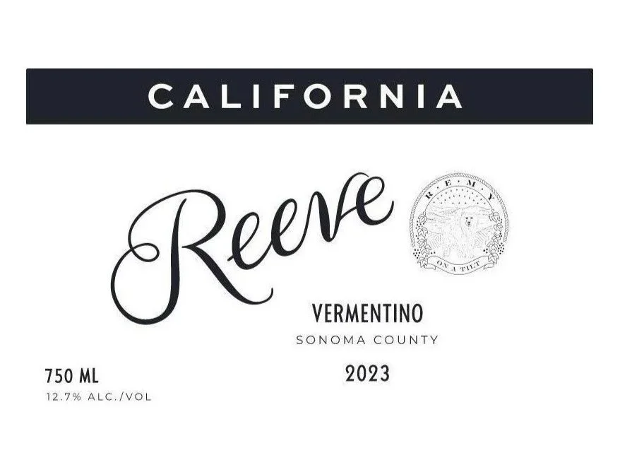 Reeve Sonoma County Vermentino