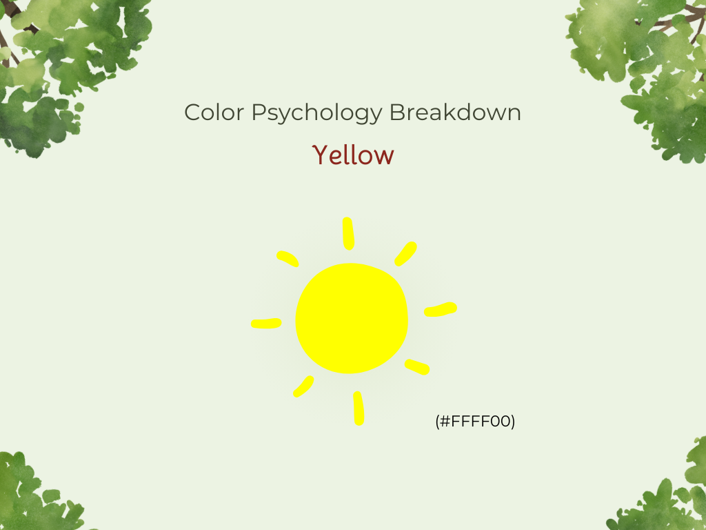 Color Psychology Breakdown: Yellow