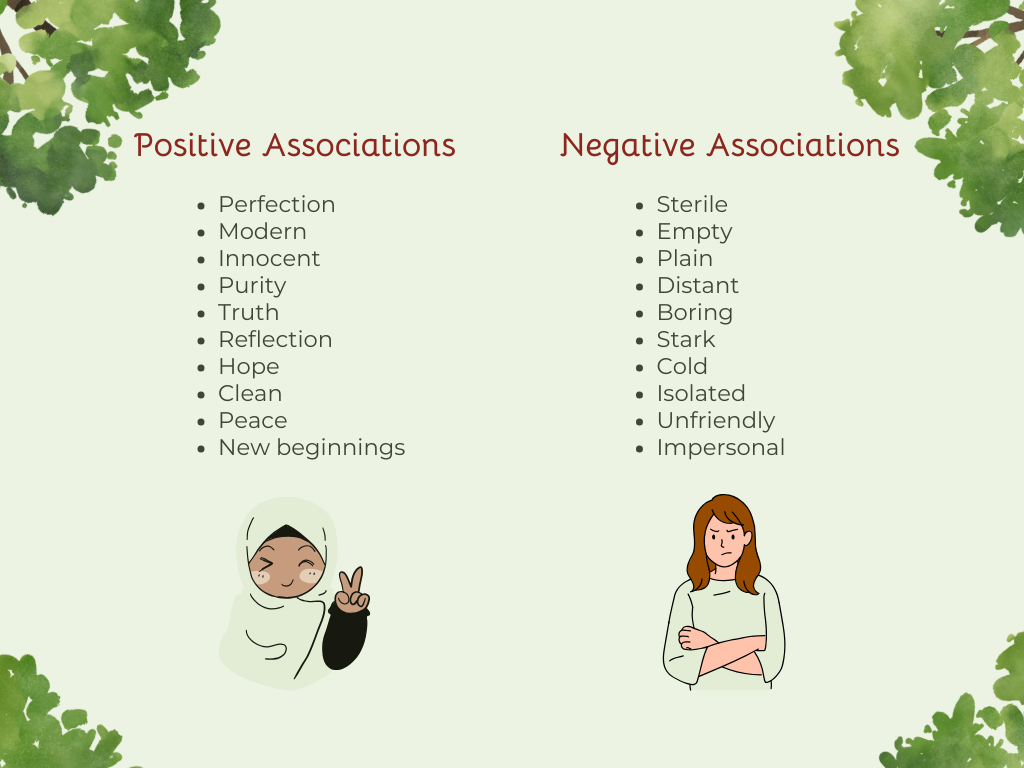 Color Psychology Breakdown: White Associations