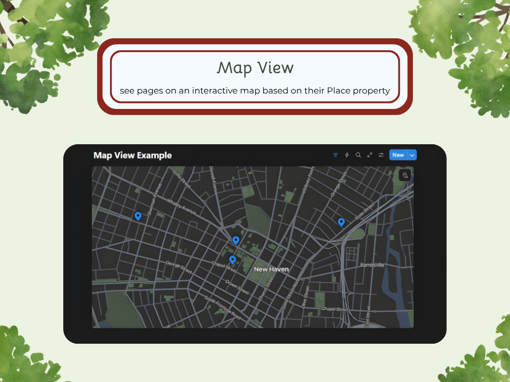 The 9 Notion  Database Layouts 10: Map View