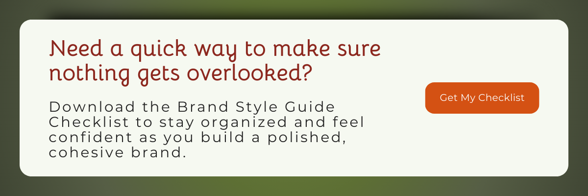 Download Banner for the Brand Style Guide Checklist