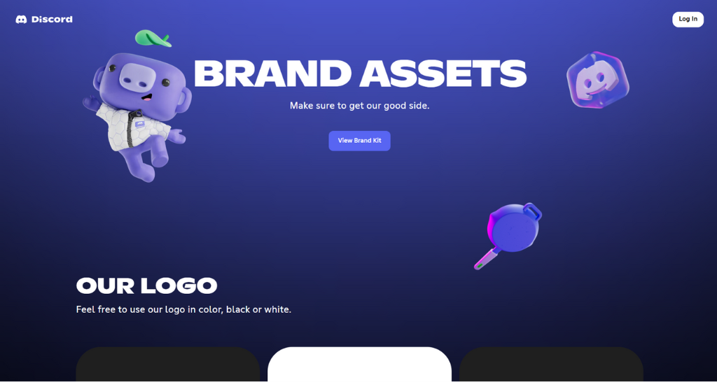 Screenshot of Discord’s Brand Style Guide
