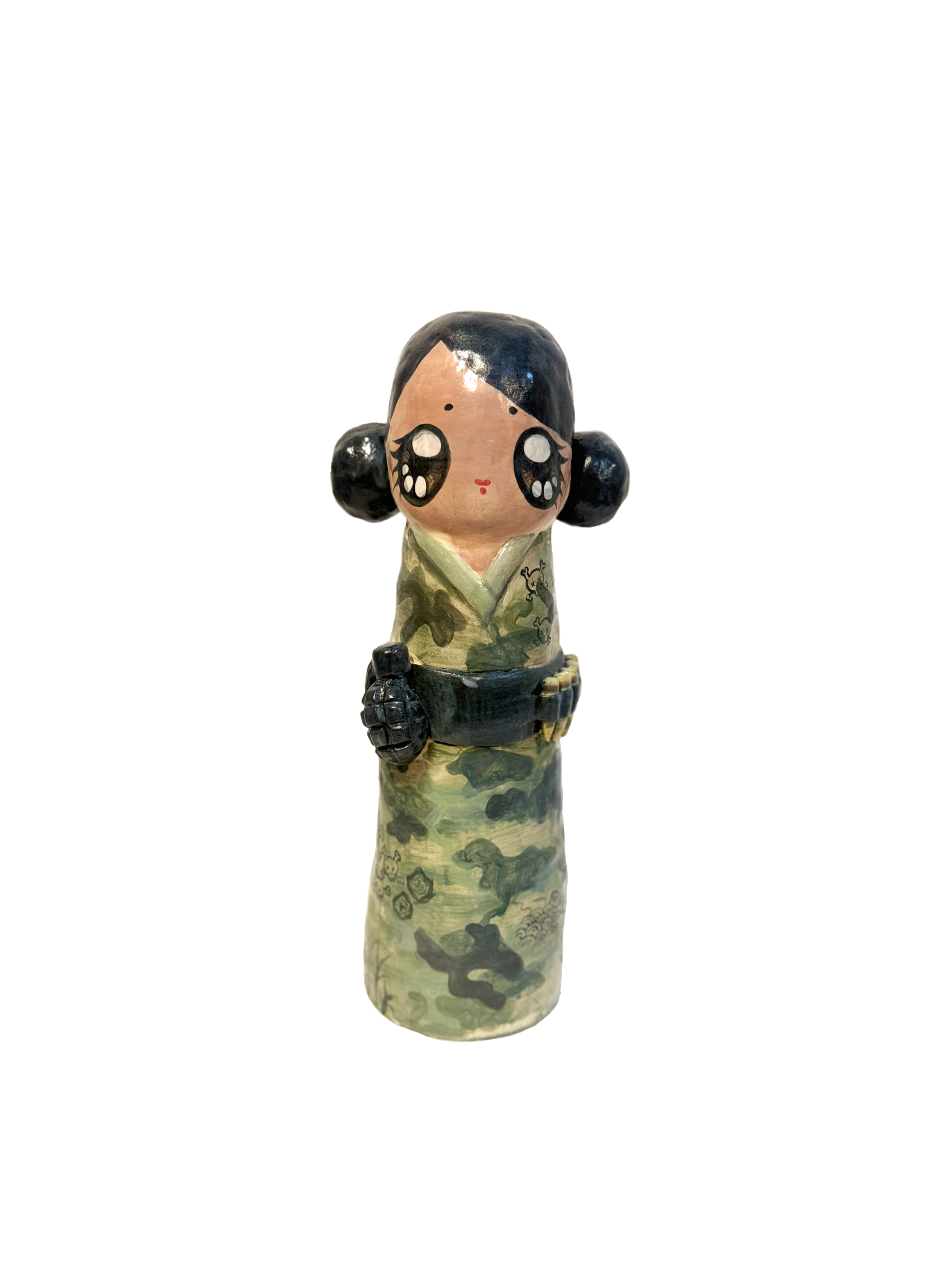 Short Fuse, 2025, 36 x 16 x 15cm, glazed stoneware
