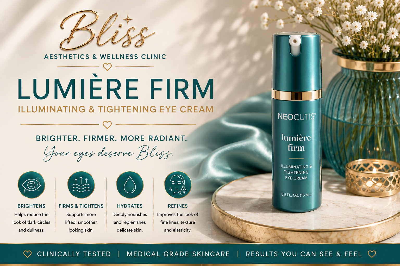 Lumiere Firm - Illuminating & Tightening Eye Cream