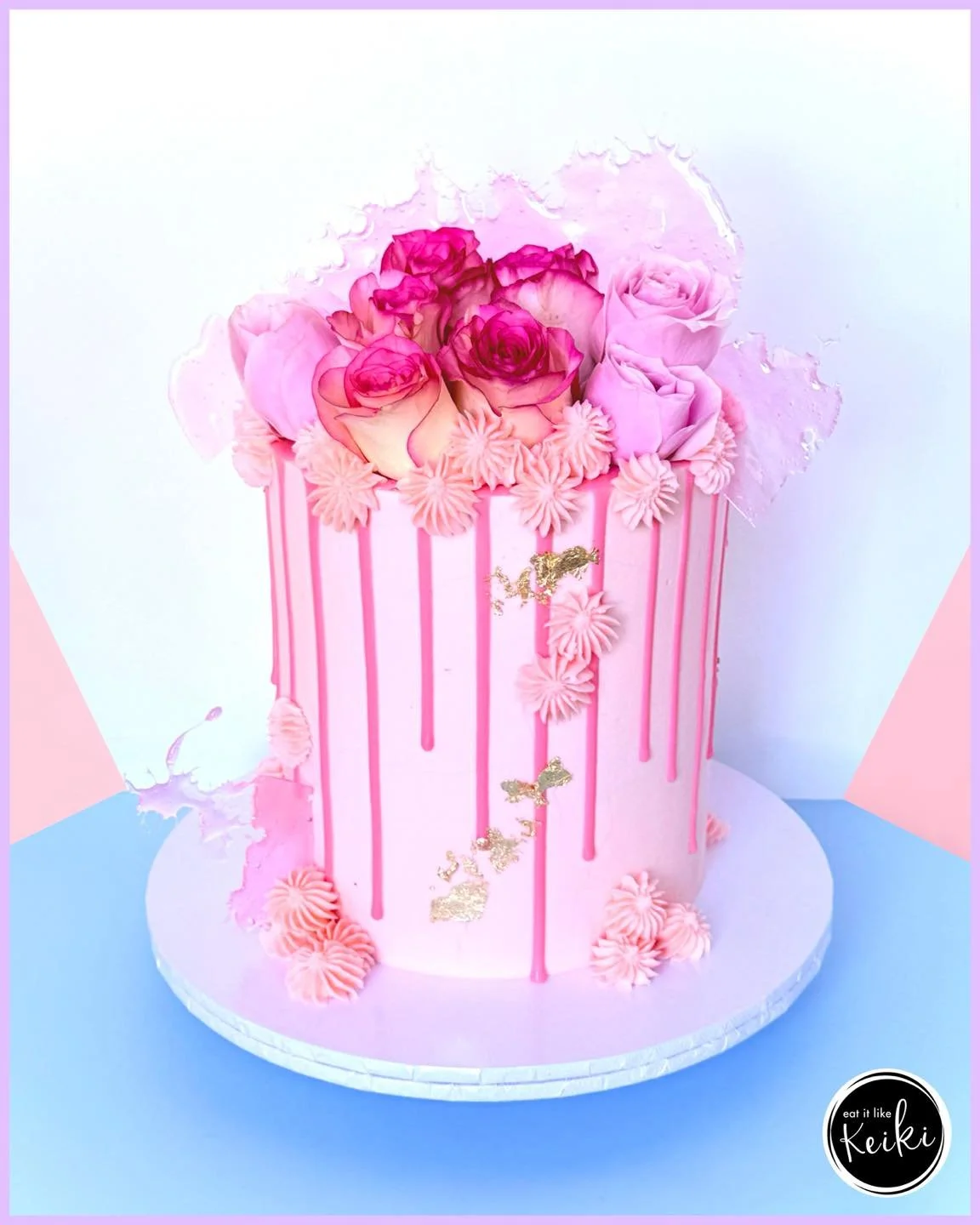 Florals for Lillie 🌸🌷
How super cute did this cake turn out! Pretty in pink heading out to a first birthday today.