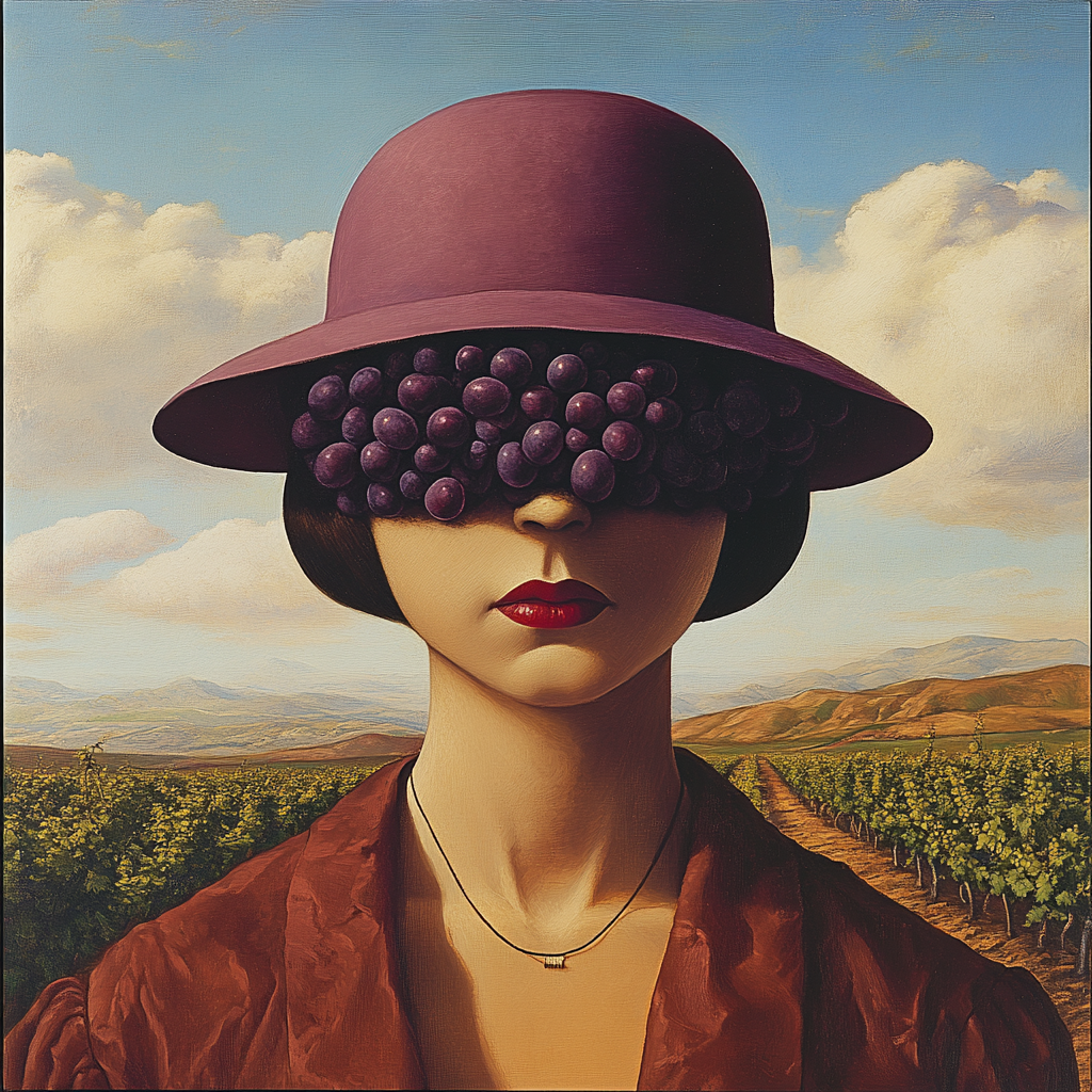 alperbillik_Ren_Magritte_style_wine_grape_vineyard_female_--v_72afb858-a2dd-4c48-8e77-cade67215aff_1.png