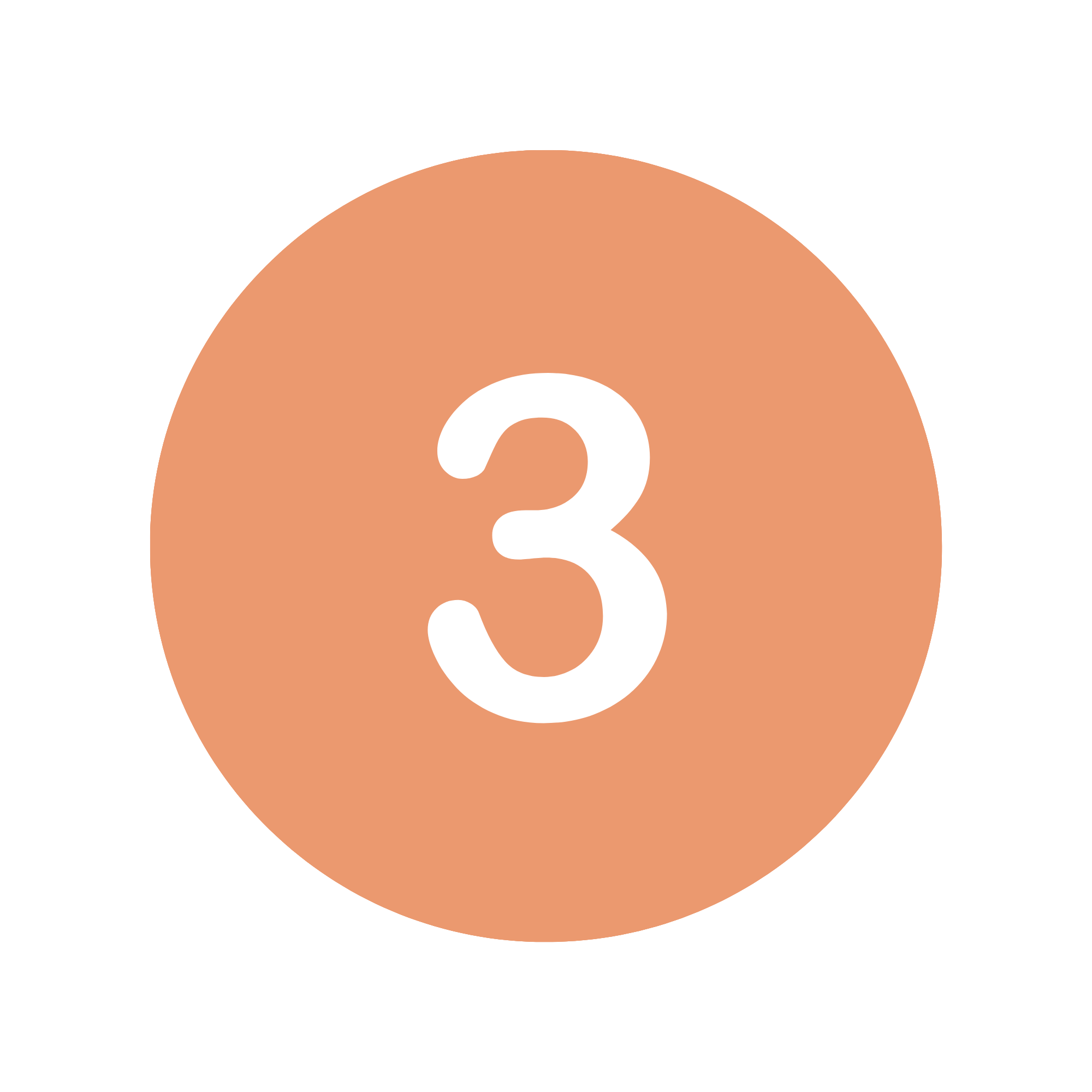 Red circular object with white question mark in the center and black background.