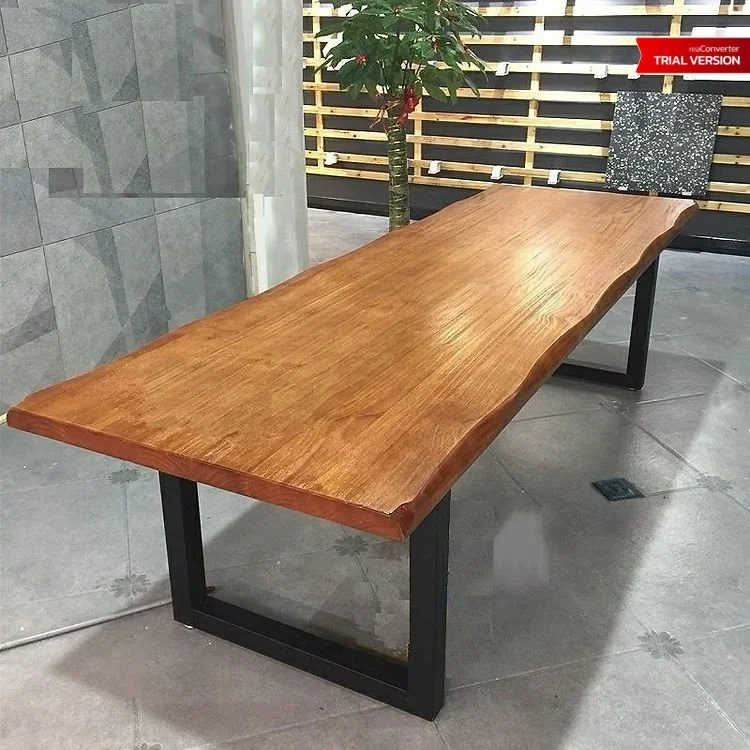 Wooden Live Edge Dine Table