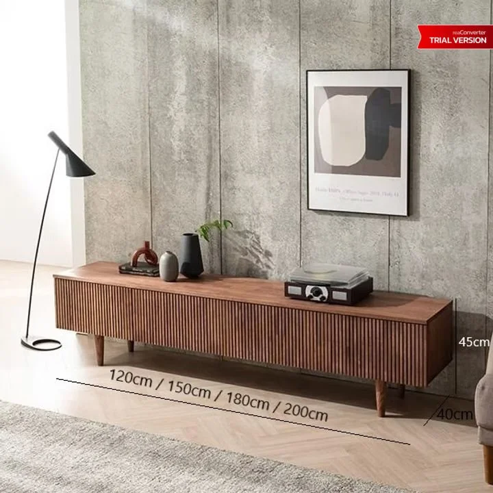 Modern Minimalist Nordic Solid Wood TV Cabinet