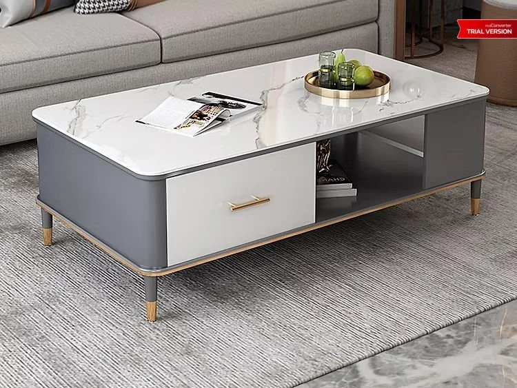 Slate Marble Coffee Rectangle Table