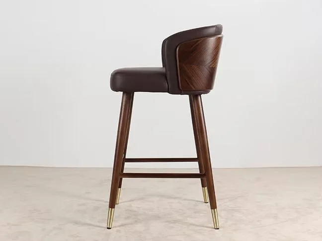 Solid Wood Bar Stool 1
