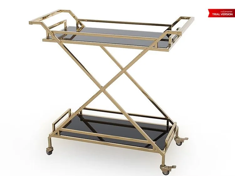 European Style Golden Trolley