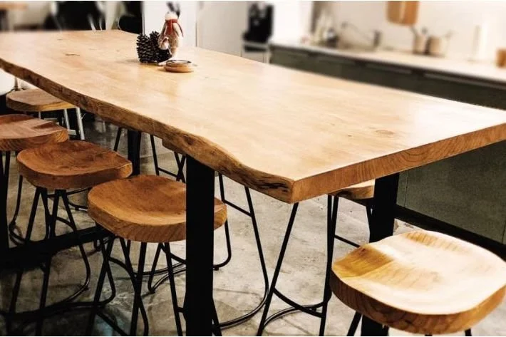 Solid Wood Bar Table