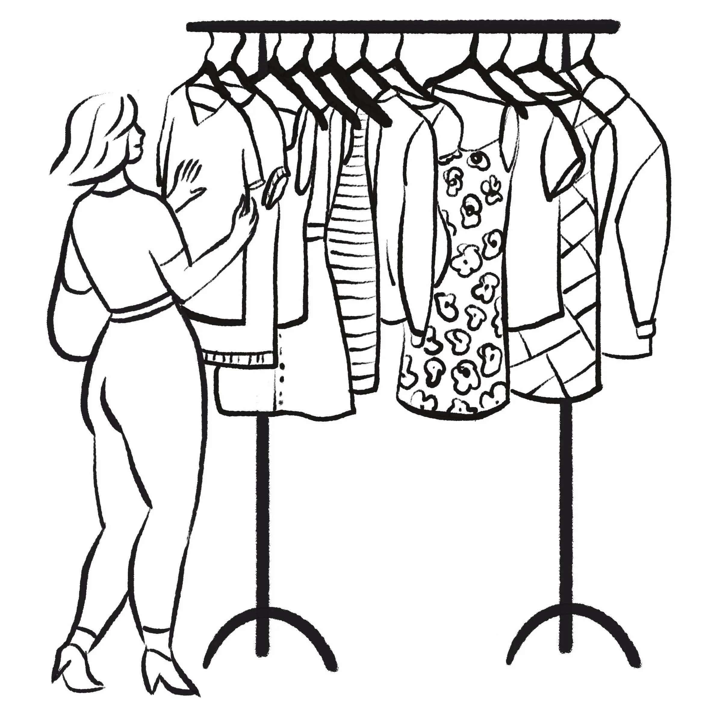 retail - set di illustrazioni