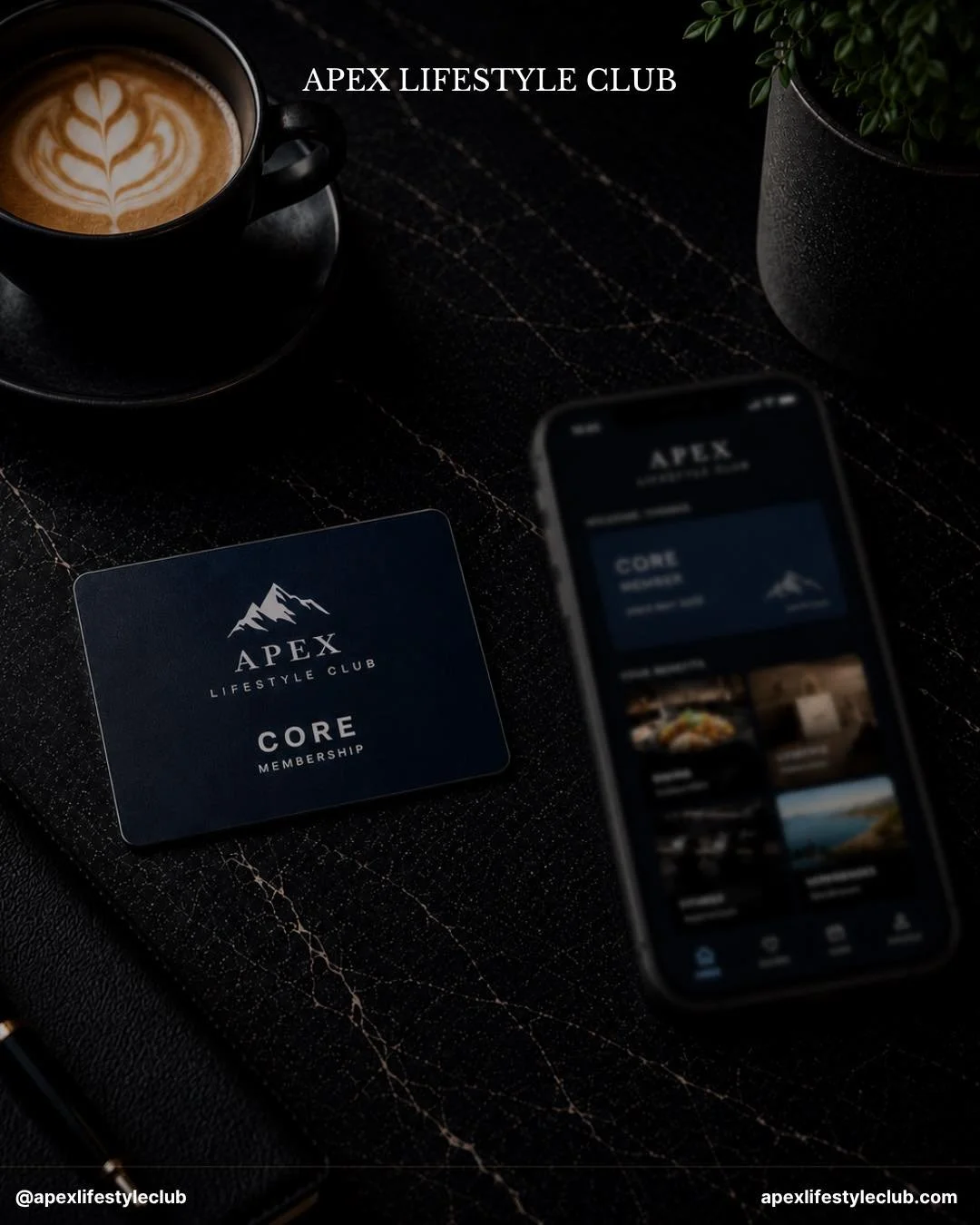 Designed to make access simple.

The Apex membership card and digital platform work together to give members access to exclusive benefits, offers and experiences through our growing partner network.

Built around a modern membership experience with e
