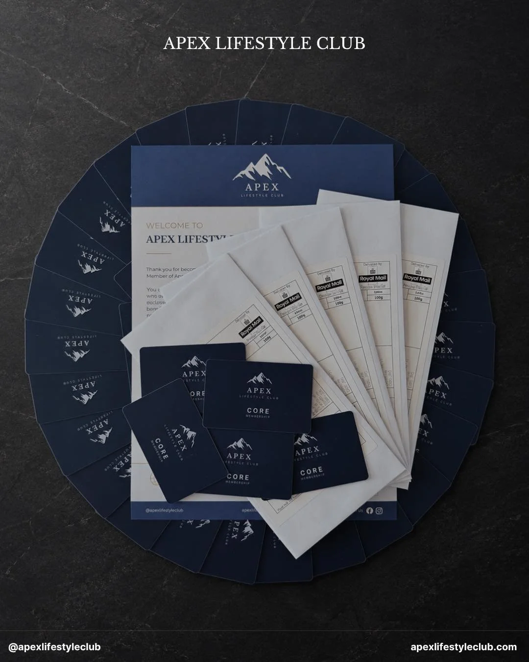 A milestone for Apex Lifestyle Club.

Today marks another exciting step in our journey.

The first 50 Apex Core Membership Cards have arrived, and our welcome packs are now ready as we continue welcoming our founding members.

From developing the con