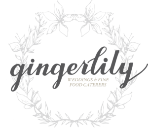 A black and white graphic with butterflies and floral elements surrounding the word 'Fingertips' in a cursive font, and the text 'VERA MONTGOMERY STUDIO FOODS CO.' underneath.