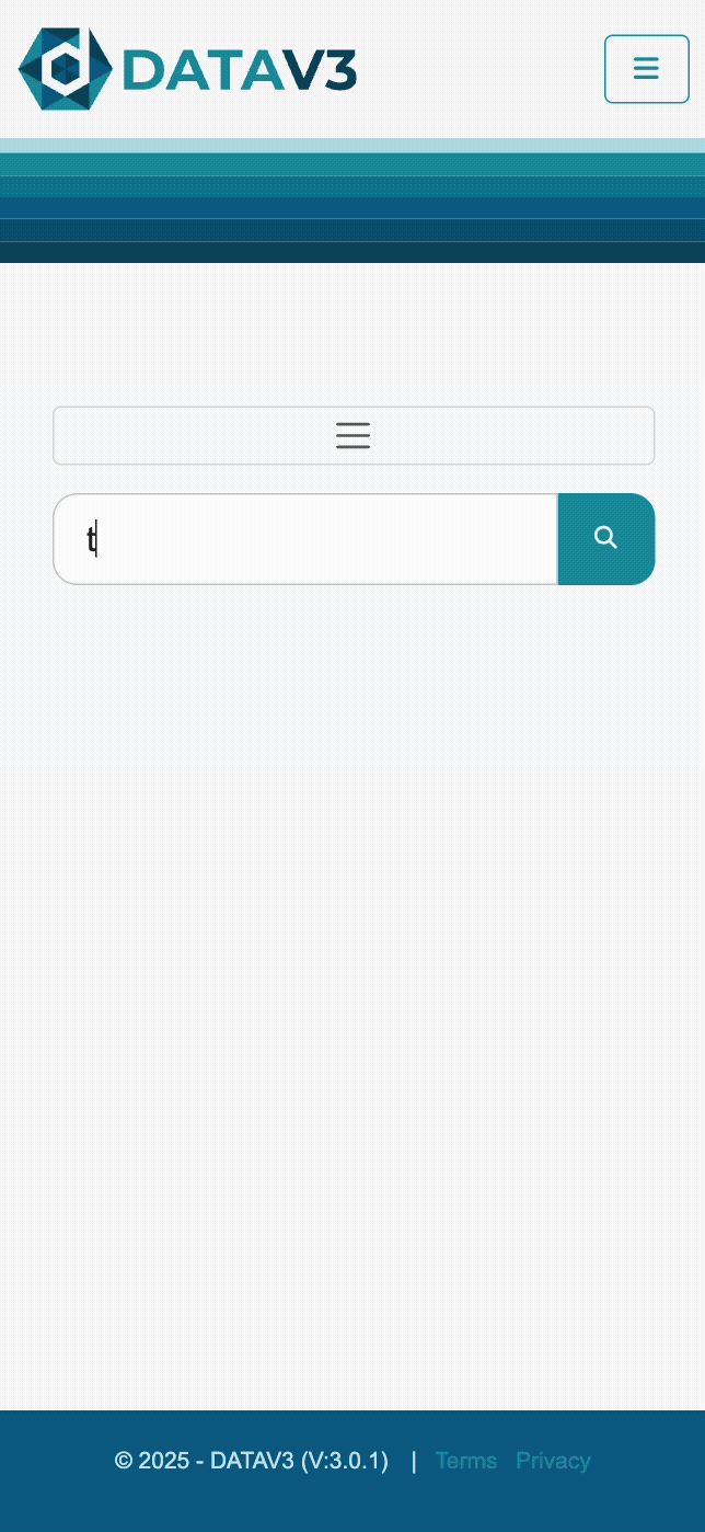 Technology One litigation search using DATAV3