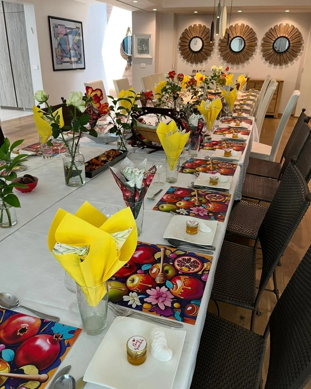 Rosh Hashana 2024 Table Layout