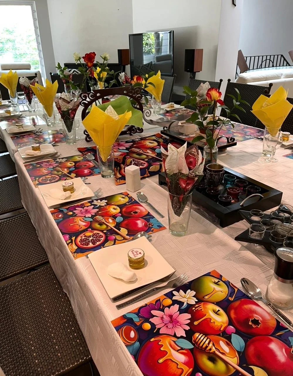 Rosh Hashana 2024 Table Layout
