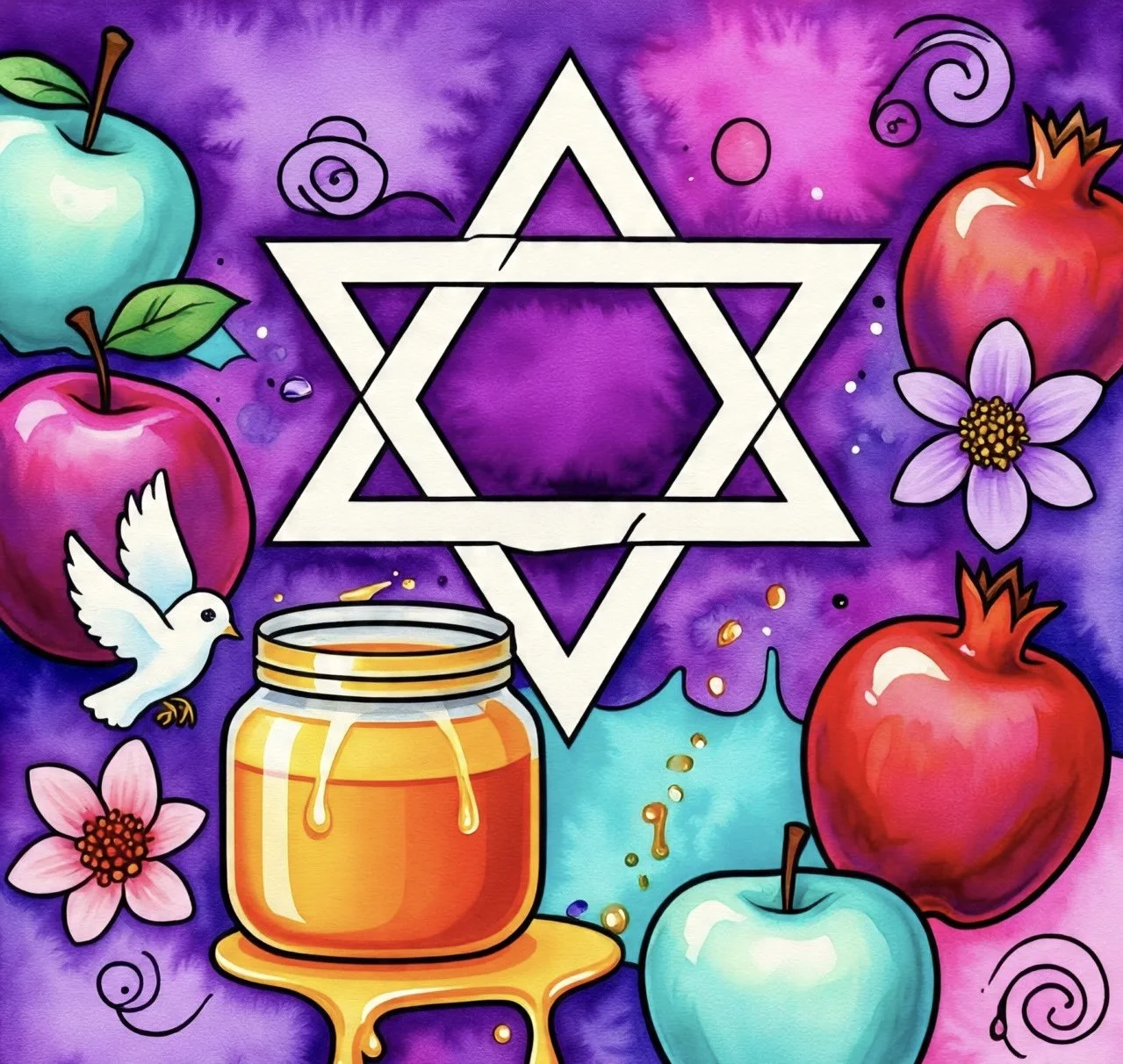 Challah Cover and Disposable Placemats A1