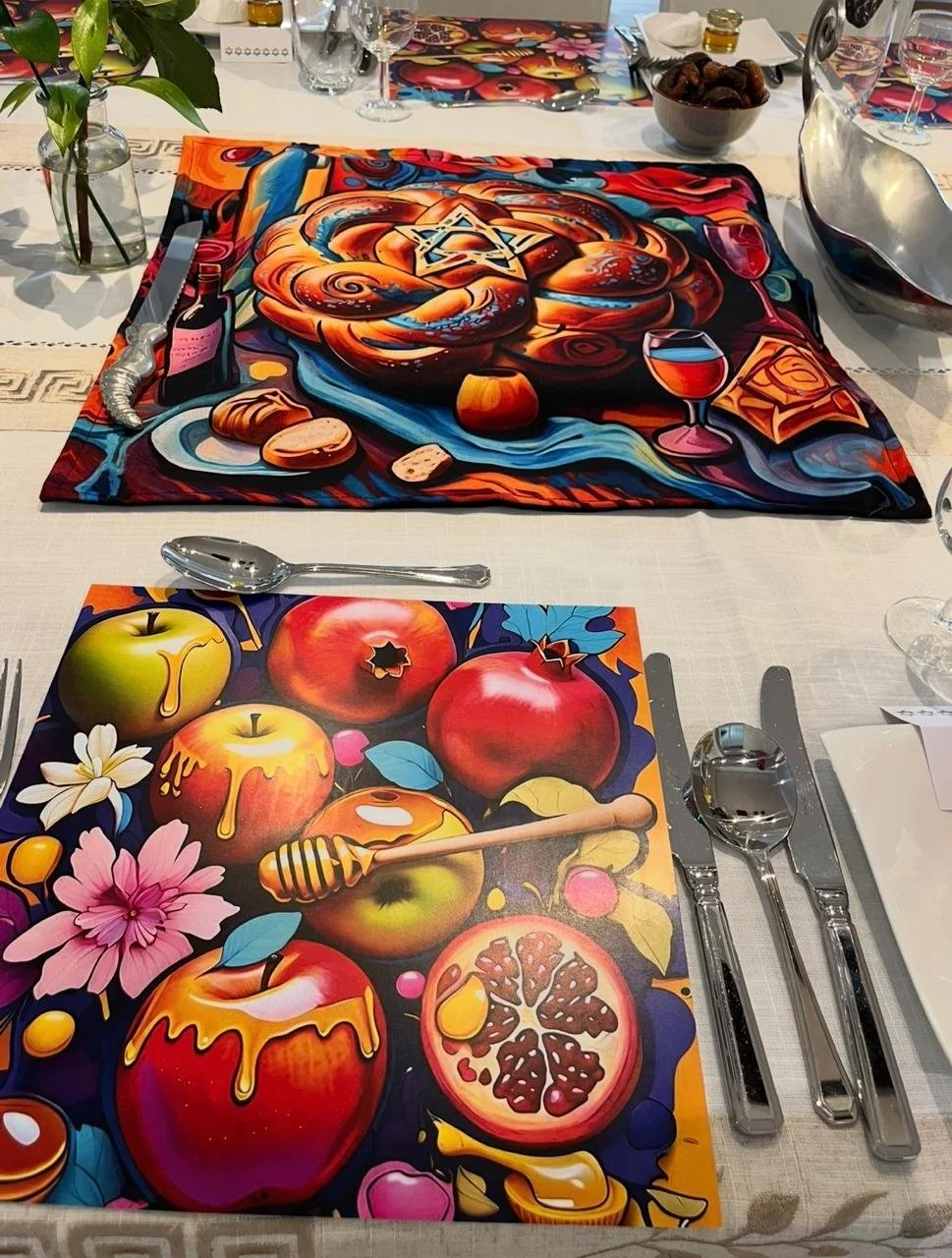 Rosh Hashana 2024 Placemats and Covers