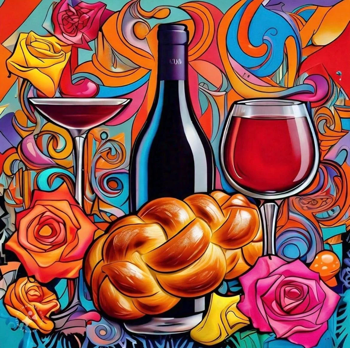 Challah Covers and Placemats Designs 08