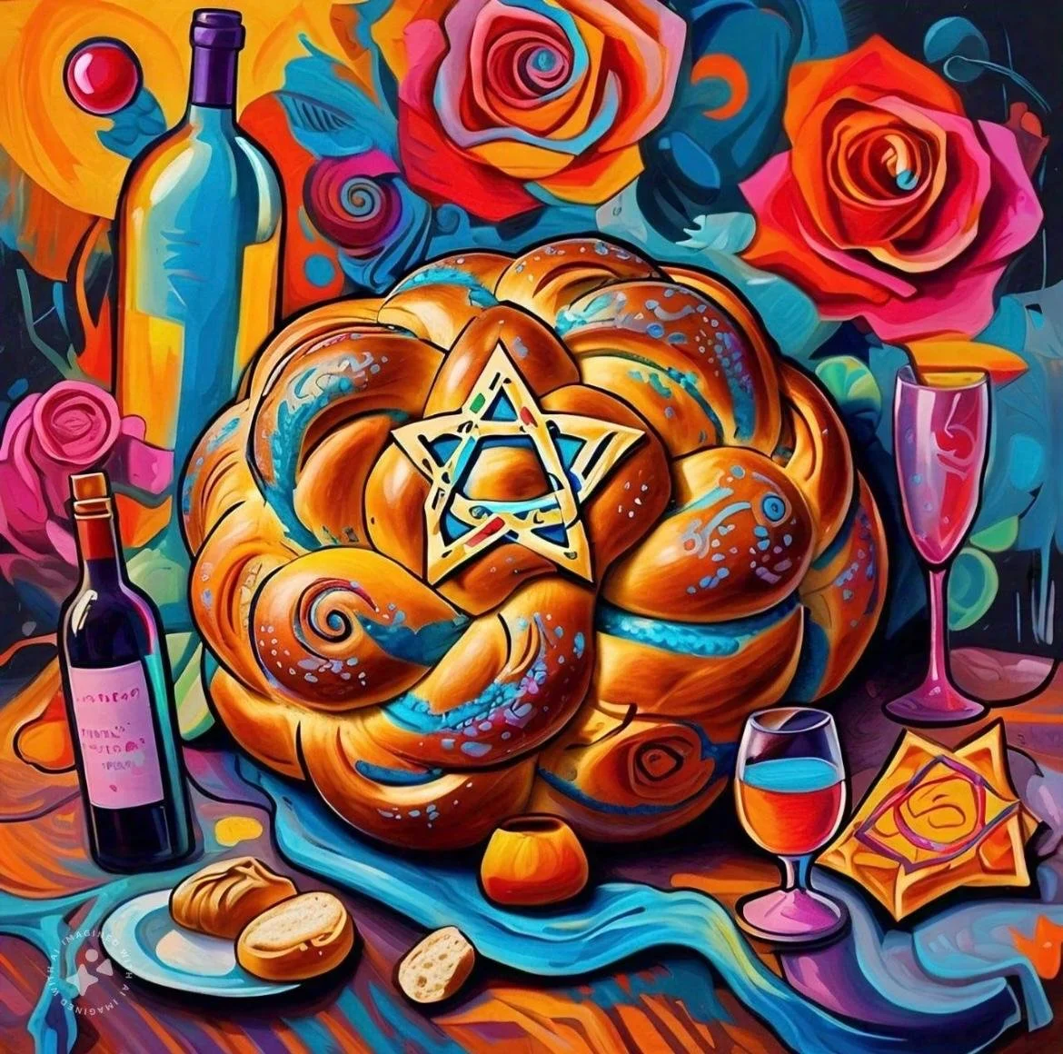 Challah Covers and Placemats Designs 11