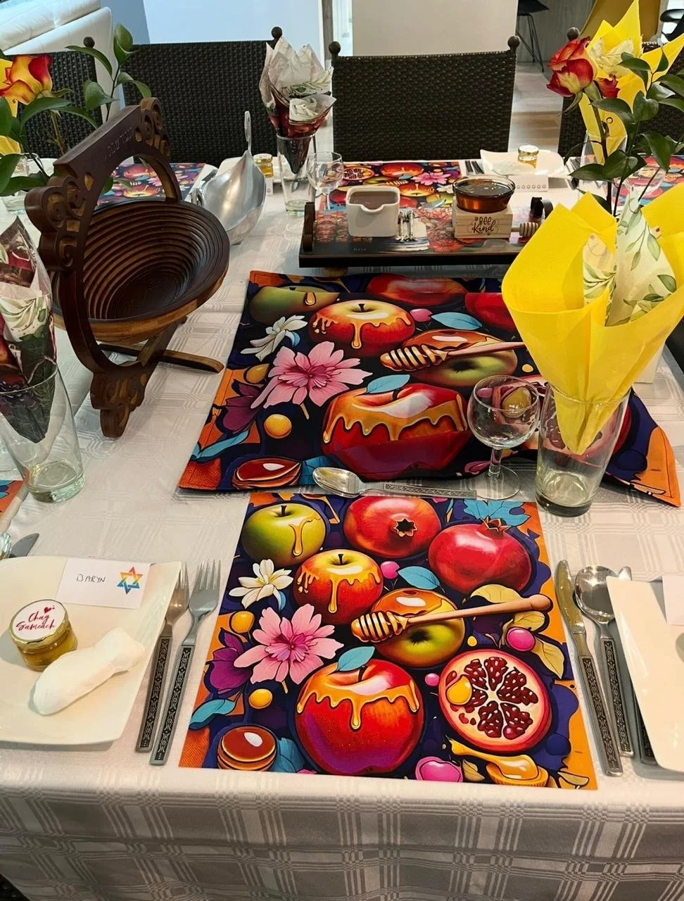 Rosh Hashana 2024 Placemats and Covers