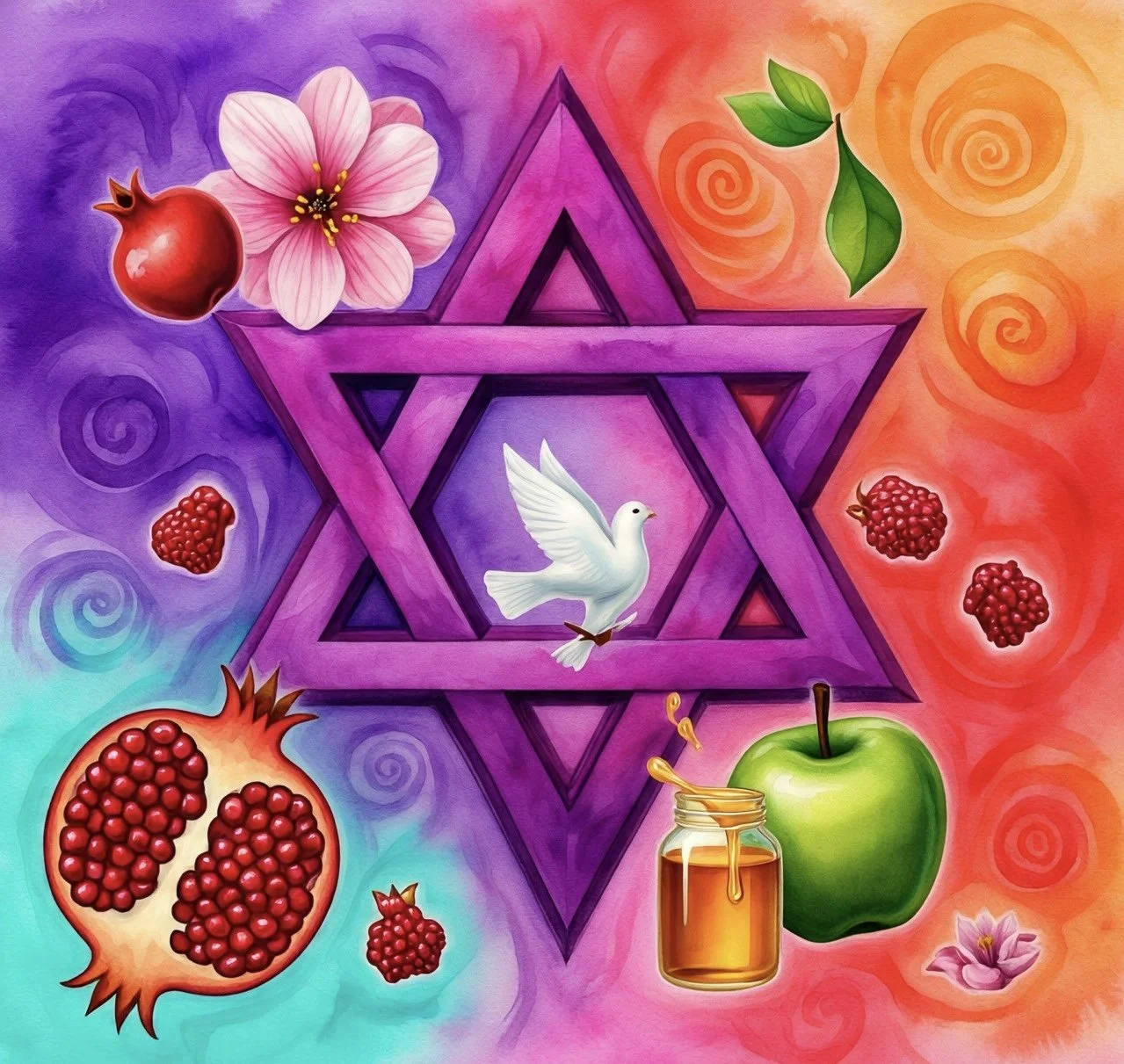 Challah Cover and Disposable Placemats A2