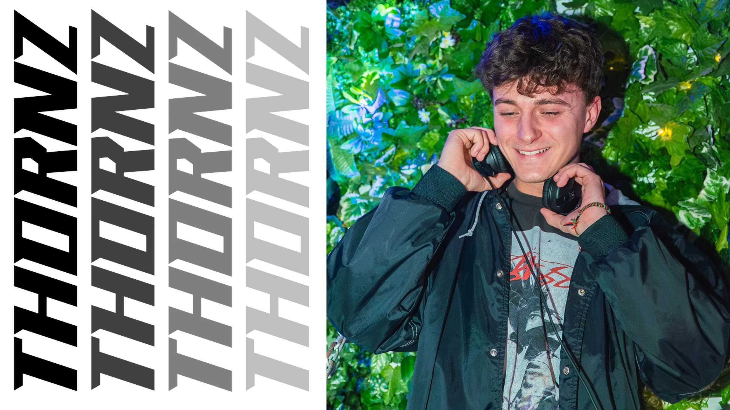 DJ Thornz grinning his head off