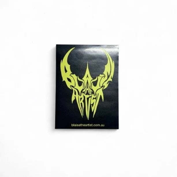 Black / Green Logo Sticker