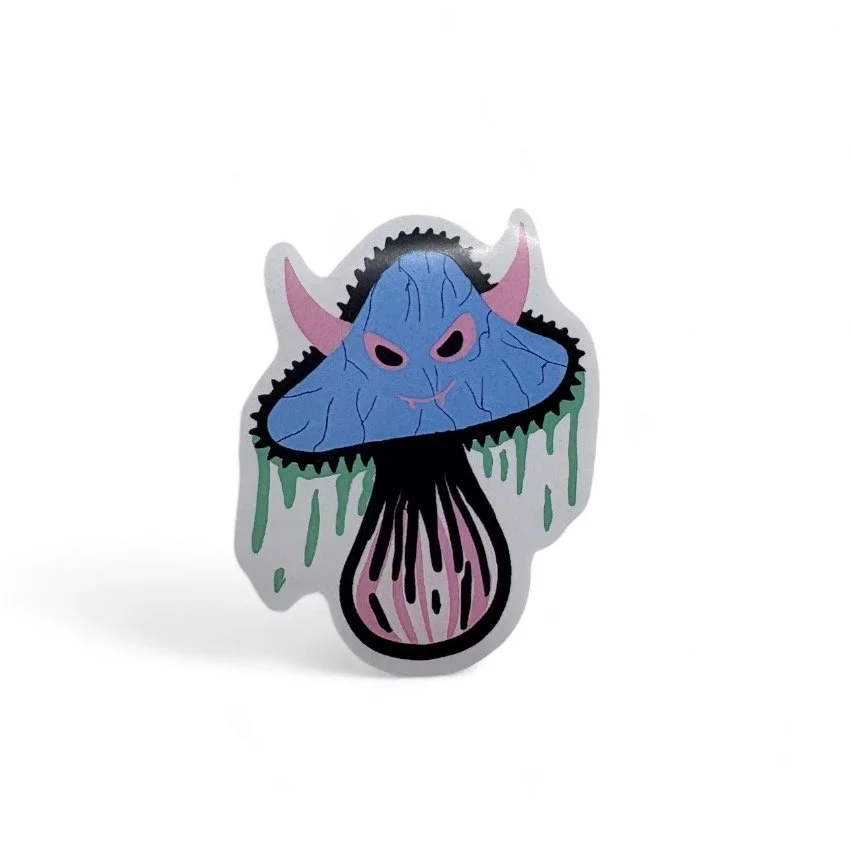 Toxic Mushroom Sticker