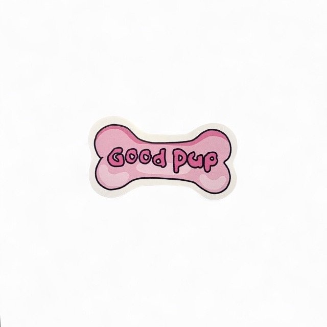 Good Pup Bone Sticker