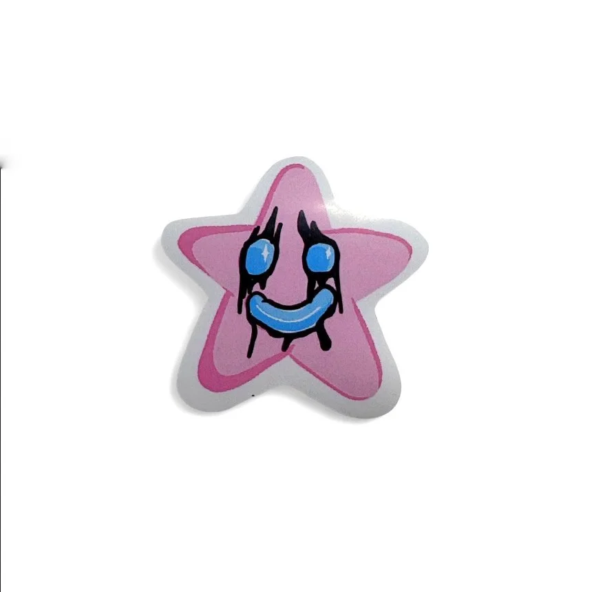 Emo Star Sticker