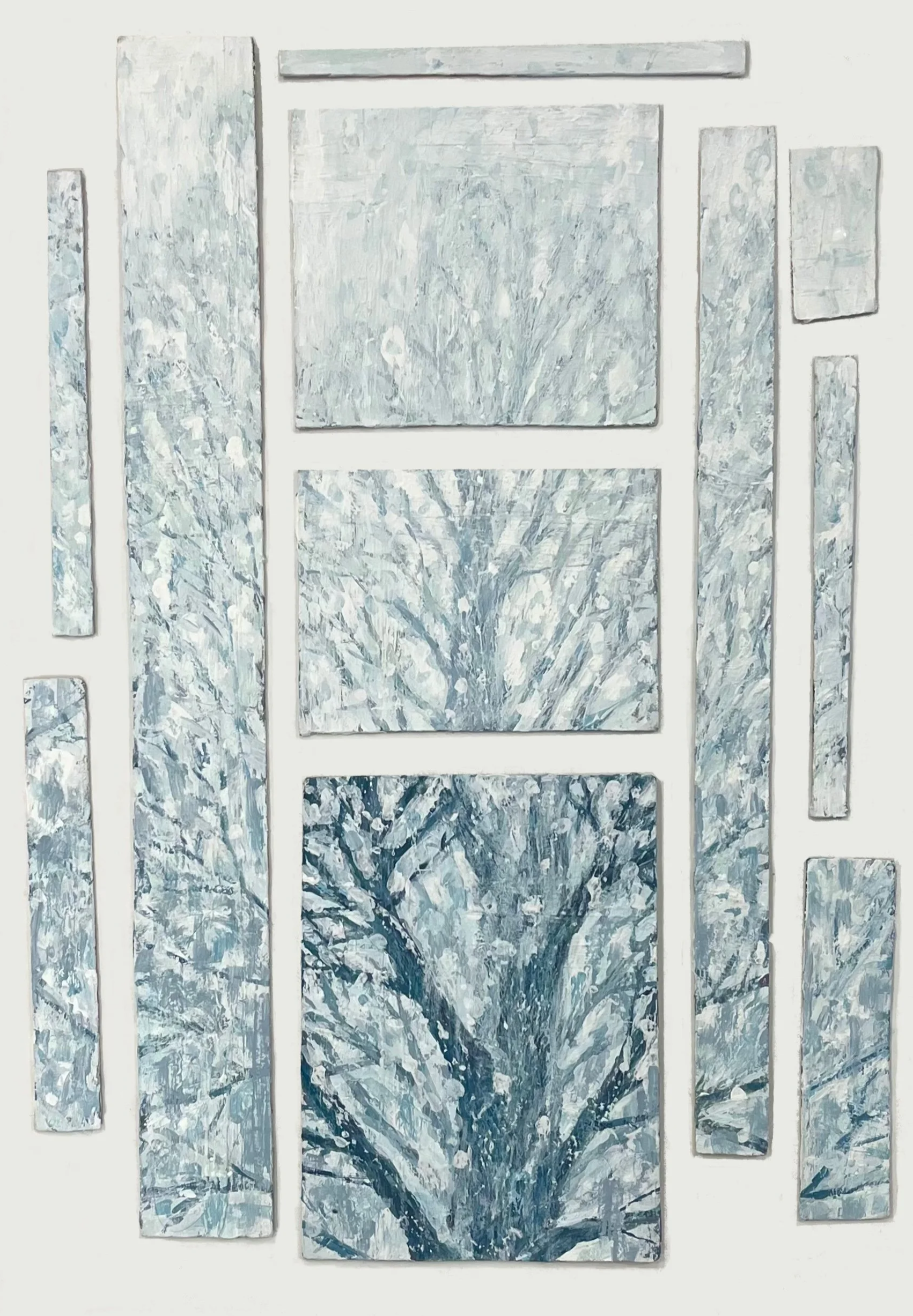 40x90m - acrylic on wood