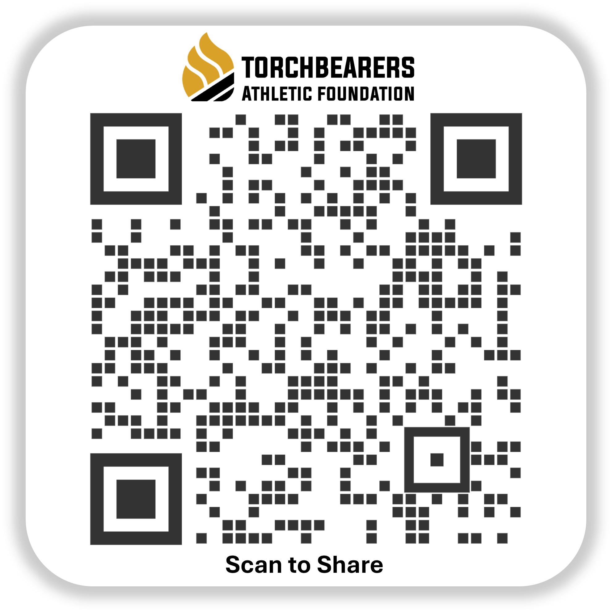 Scannable QR Code for Torchbearers Site.