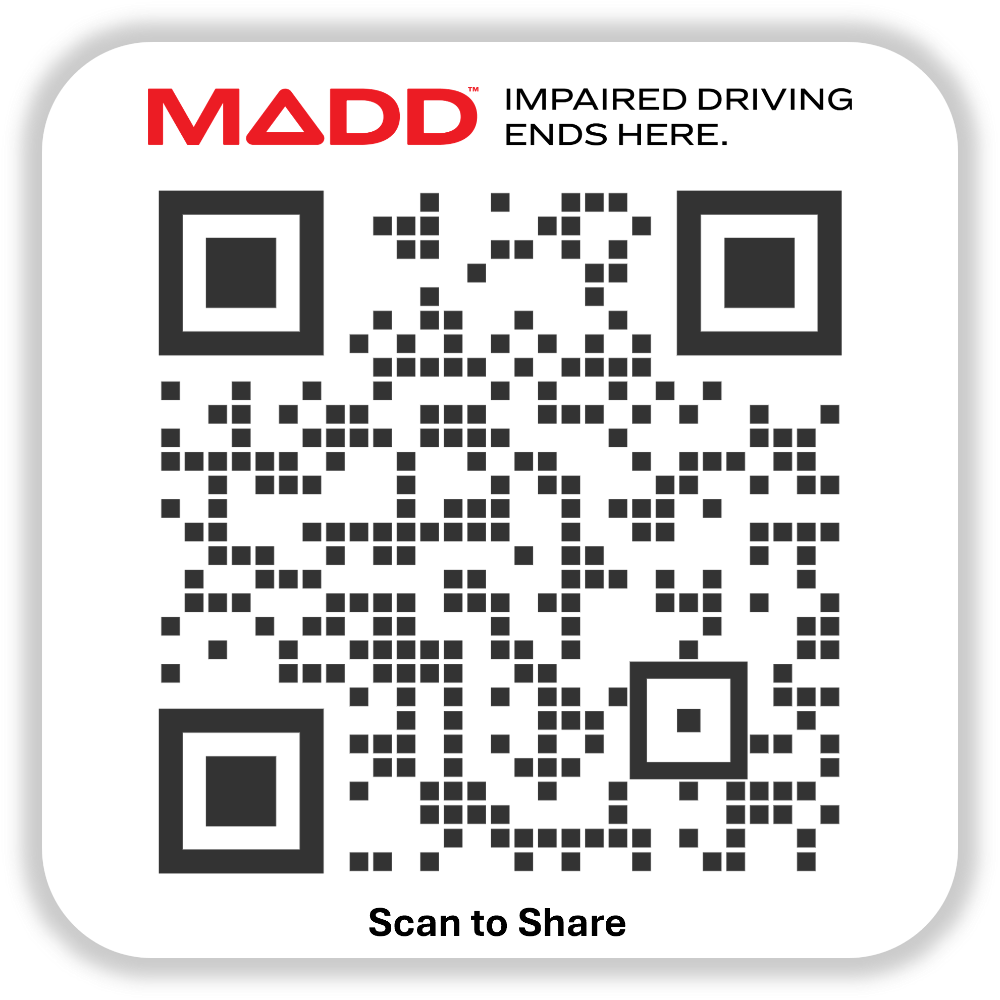 MADD QR Code